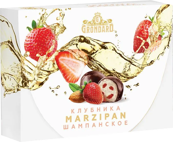  TM Grondard       (10185) Конфеты глазированные Марципановые Клубника и Шампанское, 98г в Хасавюрте
